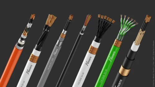 Rendu produit 3D photoréaliste de câbles haute tension pour Nexans par Manuel Burchi.