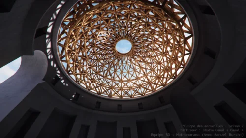 Modélisation d'environnements historiques réalistes pour le secteur audiovisuel.