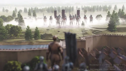 Visualisation 3D des mouvements de troupes historiques pour le studio Motionorama.
