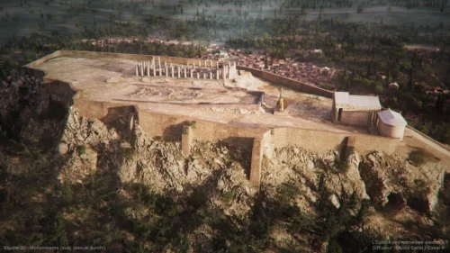 Collaboration Manuel Burchi et Motionorama : modélisation d'architecture pour documentaire historique TV.