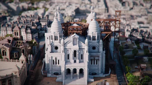 Modélisation HD d'un monument emblématique pour le studio Motionorama.