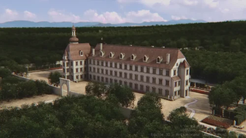 Illustration 3D de précision pour le récit historique d'André Dussollier.