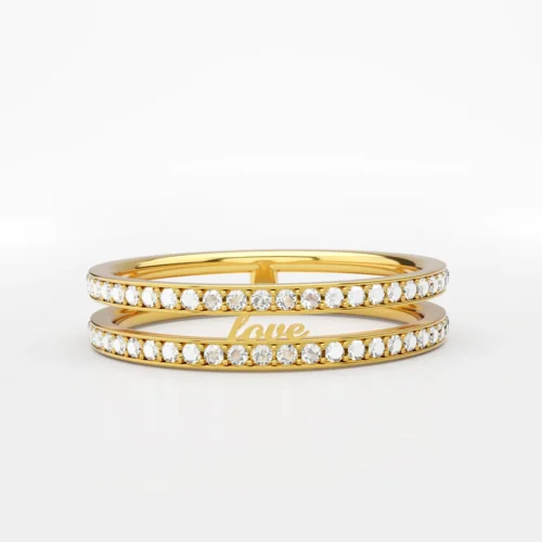 Rendu 3D photoréaliste de bijoux haute joaillerie pour catalogue, réalisé par Manuel Burchi.